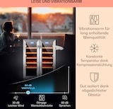 thumbnail of Klarstein Vinovilla 42 Twin Built-In Duo Weinkühlschrank 2 Zonen 126l 42 Fl Glas Edelstahl