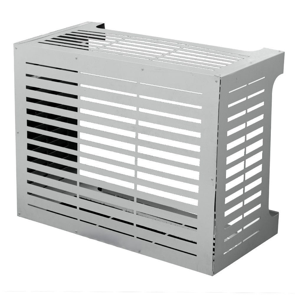 Klimaanlagenabdeckung LINEAR M Weißes Aluminium L86 x T44 x H68 cm