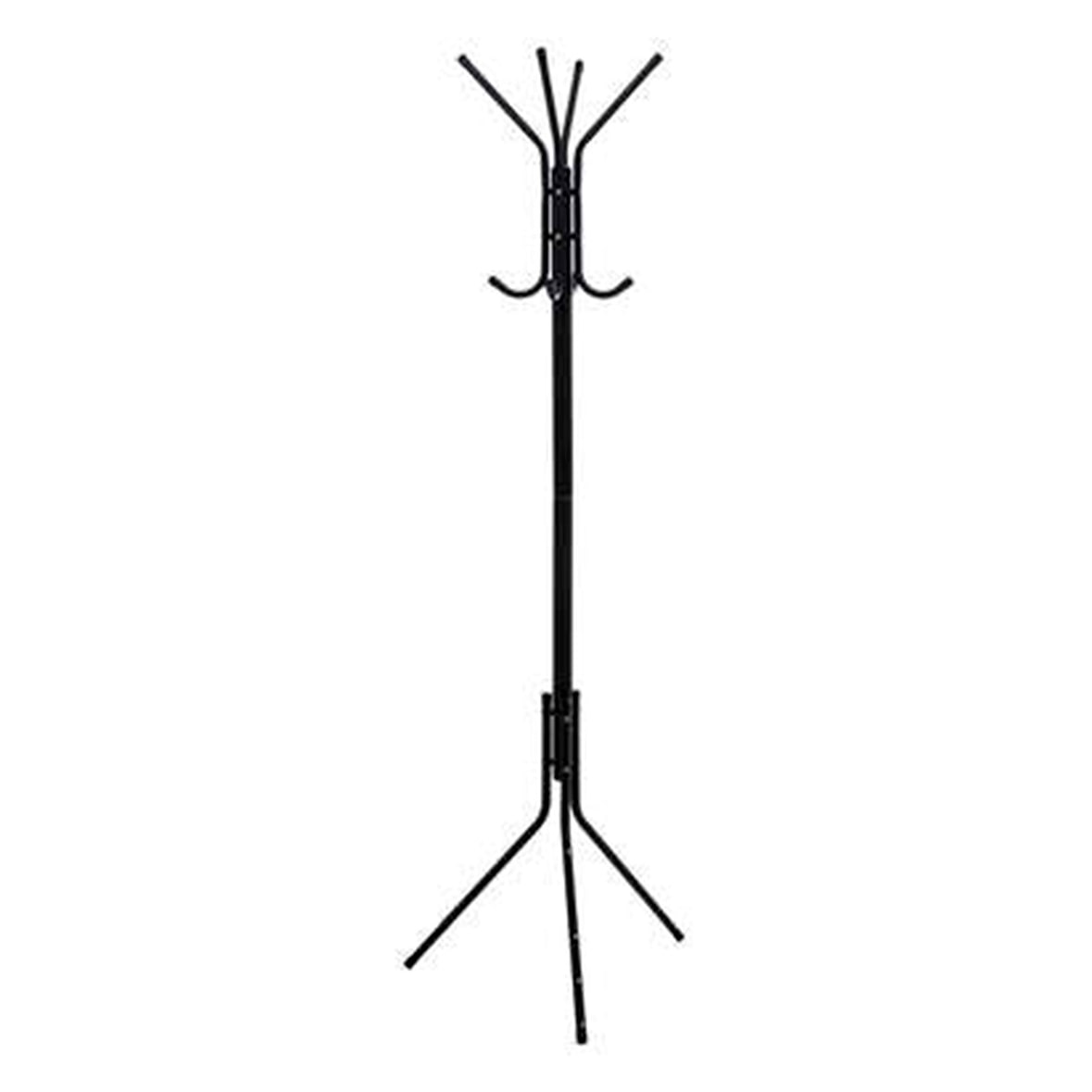 WellHome - Appendiabiti ad albero in metallo con 8 grucce 171 cm