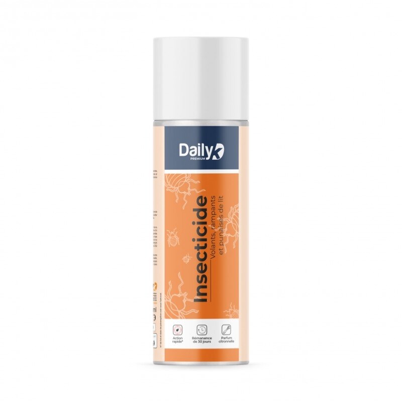 Insecticide anti punaises de lit - Aérosol 400ml - Daily K