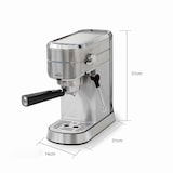 thumbnail of Lacor - 69429 - Cafetière Expresso, Café Moulu ou Capsules Monodoses, Avec Vaporisateur, Anti-Goutte