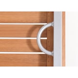 thumbnail of METRO PROFESSIONAL Tavolo da esterno Lynx, alluminio/eucalipto, 137 x 90 cm, rettangolare, argento