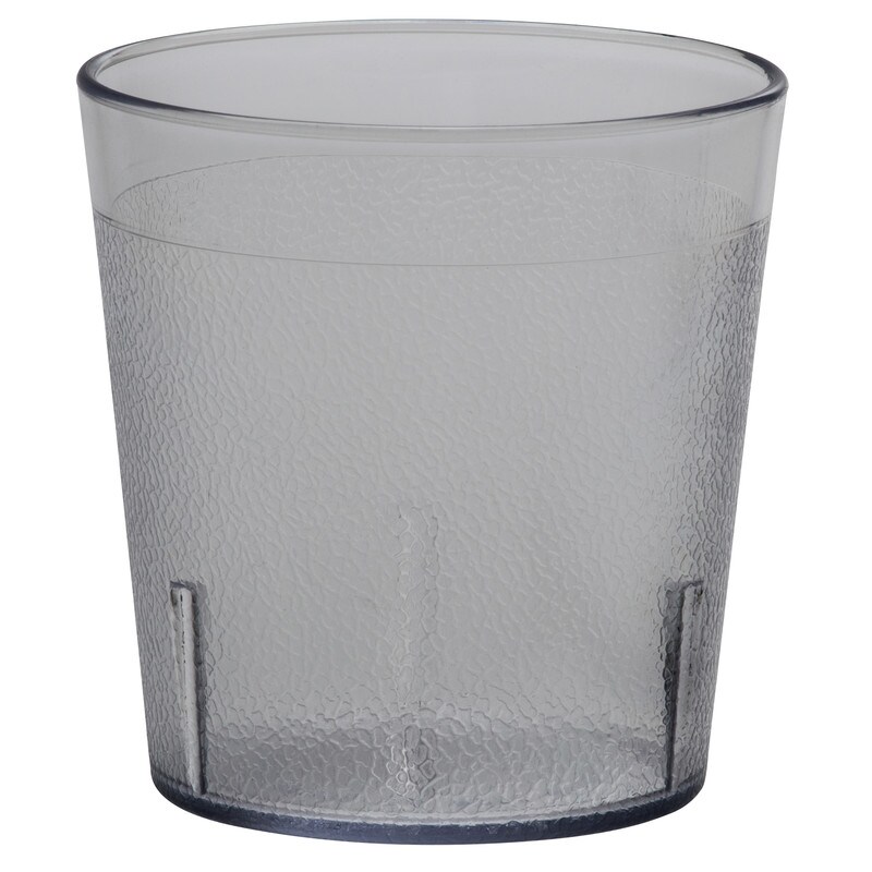 CAMBRO - 900P-152 - Vaso Colorware 287 ml - 8,1 x 8,1 x 8,25 cm - Plástico SAN - Transparente - Venta 1 unidad.