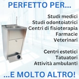 thumbnail of Express Water Lavello Autonomo, Portatile, Indipendente, Mod. Silver, con Certificato, Serbatoi 10 Litri, Lavello Acciaio Inox,45x45x85cm