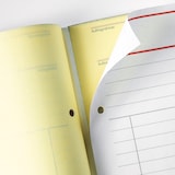 thumbnail of Sigel KG428 Kassenabrechnungen, einfaches Satzbild, 1. und 2. Blatt bedruckt, A4, mit Blaupapier, 2 x 50 Blatt