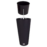 thumbnail of Polyrattan Pflanztopf 57,5x30cm Blumentopf Pflanzkübel Übertopf Blumenkübel