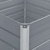 thumbnail of Helloshop26 - Jardinière 100 x 100 x 77 cm gris acier galvanisé 02_0000788