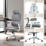thumbnail of Bürostuhl / Drehstuhl ERGOMY WF2 Stoff grau hjh OFFICE