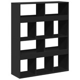 thumbnail of vidaXL Raumteiler Schwarz 100x33x125,5 cm Holzwerkstoff