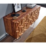 thumbnail of WOHNLING Sideboard 144x72x47 cm Holz Massiv Kommode Anrichte Modern Standschrank