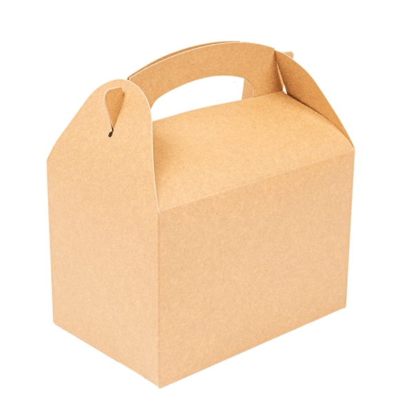 Caixa Cartolina Kraft Cabaz / Presente / Lunch Box 15,8×10,5x11cm – Take Away/Presente/Pastelaria/Bolos/Festas Infantis