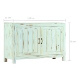 thumbnail of vidaXL Sideboard Hellblau 110×35×70 cm Massivholz Mango