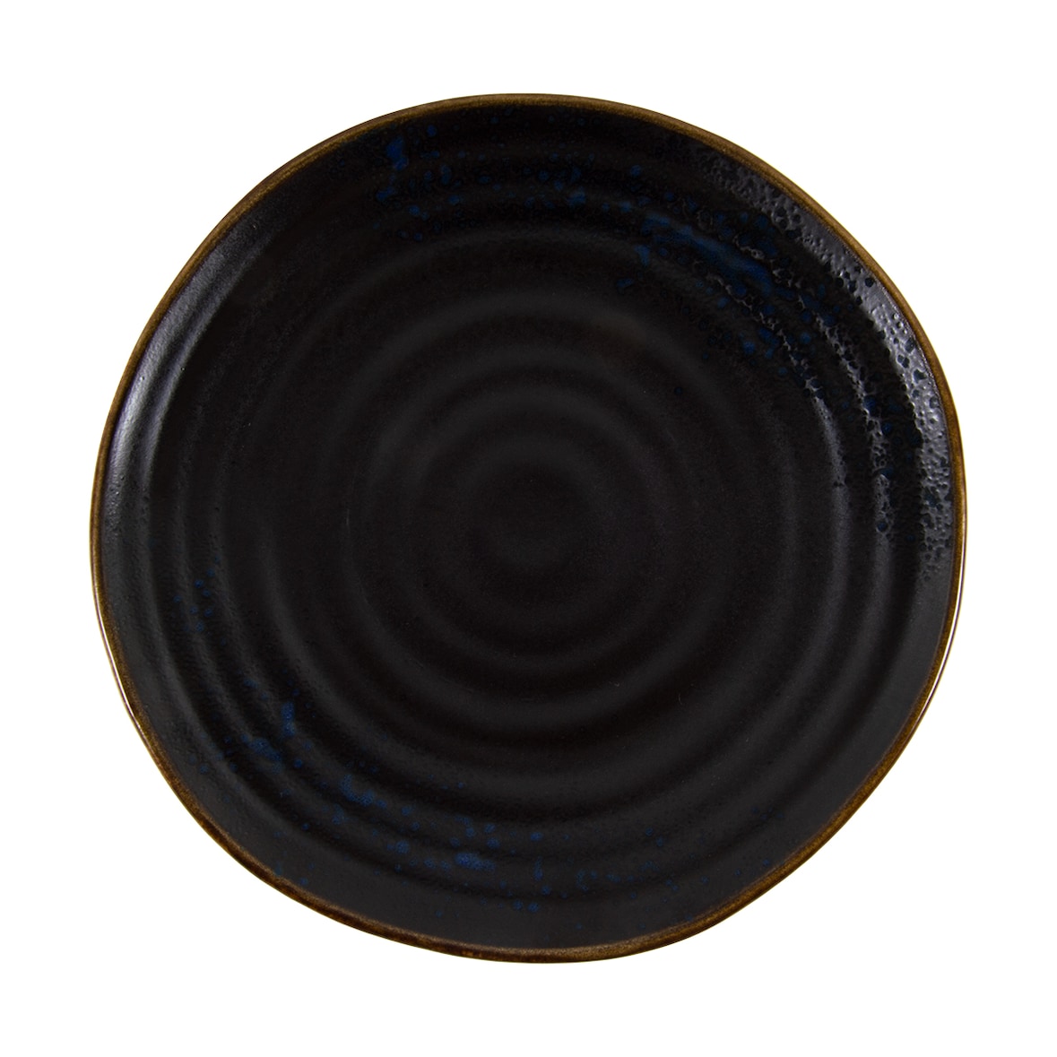 6 plato 28 cm. llano dark blue black