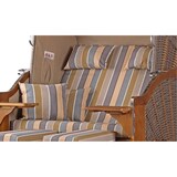 thumbnail of Strandkorb - bene living - Schleswig Pinie Zweisitzer - PE mokka - Modell 557