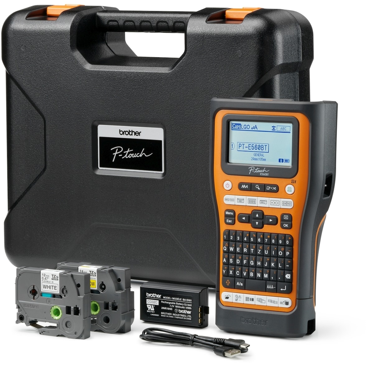 Brother P-touch E560BTVP Handheld Beschrifter mit Koffer