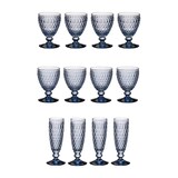 thumbnail of Villeroy & Boch Boston Coloured Weißwein- & Sektgläser Set 12er Set blau