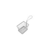 thumbnail of METRO Professional Snackmandje, roestvrij staal, 8 x 10 x 7.3 cm, rechthoekig, met handvat, zilver