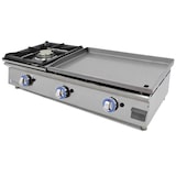 thumbnail of Plancha a gas profesional LUX WORLDMAI de 60 cm en acero laminado con fogón para hostelería. Plancha INOX para cocina industrial de bar y restaurante.