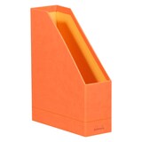 thumbnail of Rhodiarama Stehsammler aus Kunstleder, 10x25x31cm - Tangerine 318934C