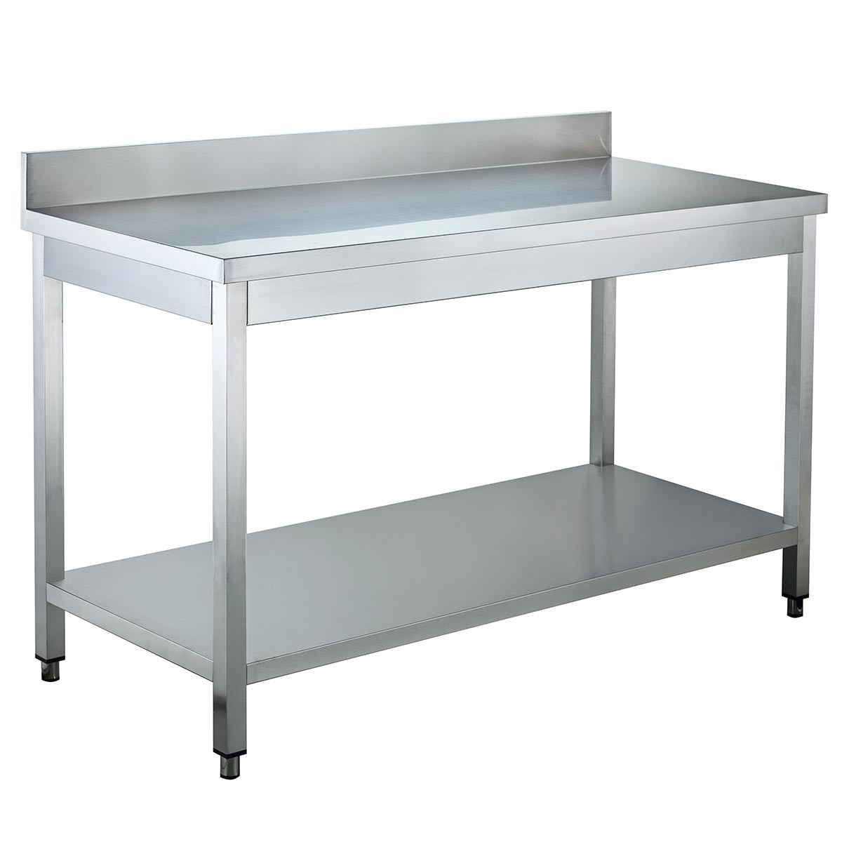 vaiotec Arbeitstisch / mit Grundboden & Aufkantung, 600 x 700 mm