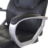 thumbnail of Massage-Bürostuhl HWC-A69, Drehstuhl Chefsessel, Heizfunktion Massagefunktion Kunstleder ~ schwarz