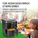 thumbnail of GOURMETmaxx FryUp Vertikale Doppelkammer-Heißluftfritteuse - 10 L - 2800 Watt