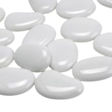 thumbnail of Galets en verre blancs - Seau de 4 kg -  Rond Verre Lou De Castellane 0.01x0.01 cm