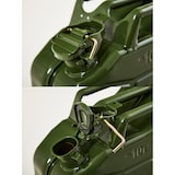 thumbnail of BW® Kraftstoffkanister Metall Benzinkanister 3x 5 Liter mit Ausgießer - Olivgrün - RAL 6003 - TÜV-geprüft und UN-Zulassung - Made in Europe