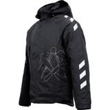 thumbnail of JOB-TEX Dachdecker-Jacke BREMEN Schwarz Winterjacke wasserdicht Zunftlogo XXL