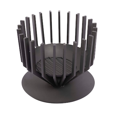 Tarrington House Braciere a legna Irving, acciaio, Ø 60 x 62 cm, resistente alle intemperie, facile da pulire, nero