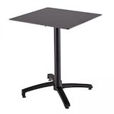 thumbnail of Vierkante verstelbare tuintafel (60x60 cm) donkergrijs leisteen - Oviala