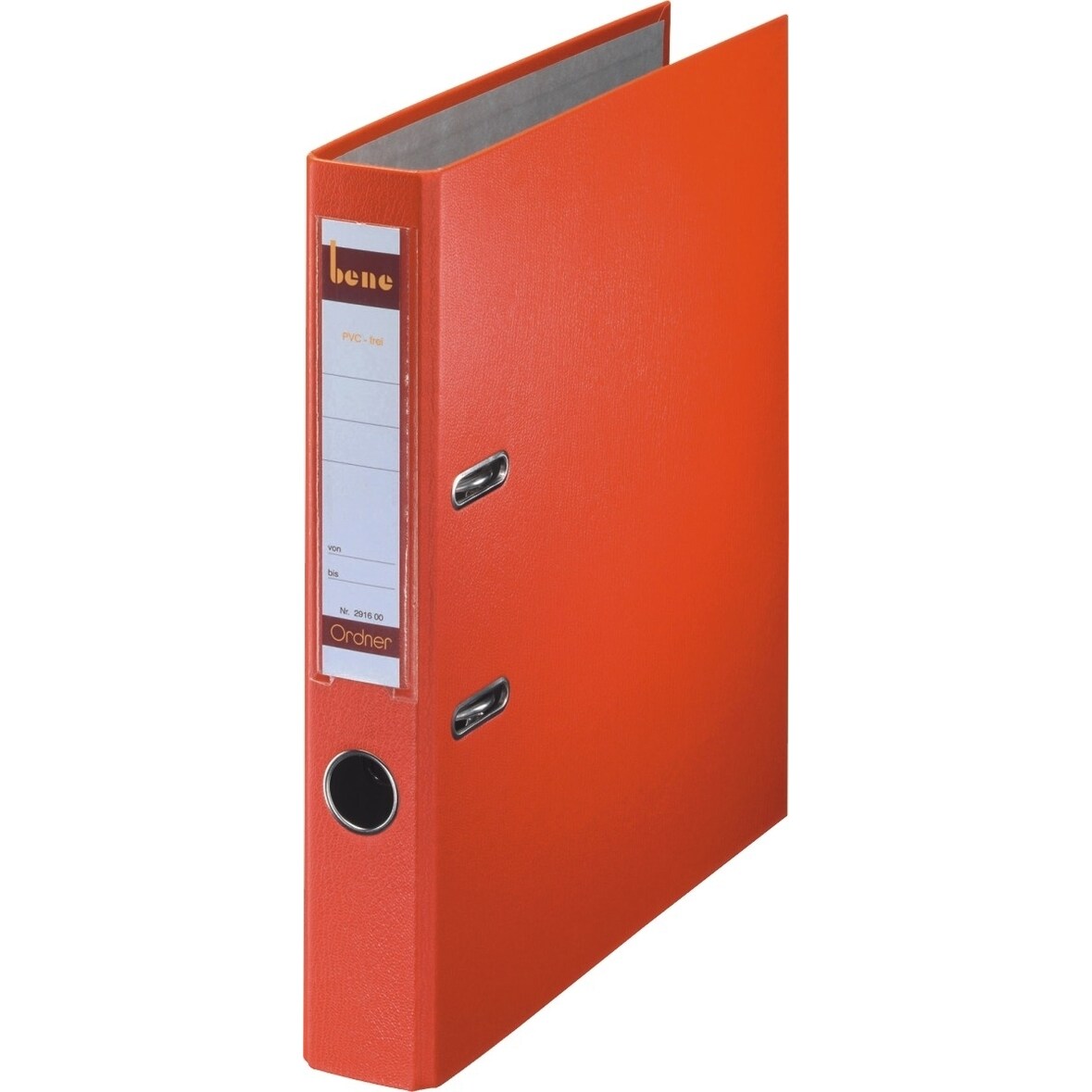 Ordner A4 Kunststoff 45mm orange Packung mit 25 Stück
