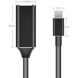 thumbnail of TOJ USB C Naar HDMI Adapter - 4K@60Hz - HDMI Switch / Hub - Zwart