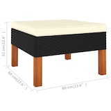 thumbnail of HELLOSHOP26 - Conjunto de muebles de jardín muebles de exterior 6 piezas con cojines resina tejida negro 02_0016923