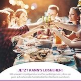 thumbnail of Bierbankauflagen-Set, Auflage Tischdecke 3-teilig Rot/Weiß