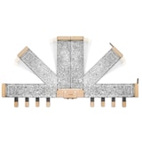 thumbnail of Raclette WOD362 Hkoenig con base giratoria 180°, placas de piedra y diseño en madera natural, 1400 W