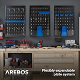 thumbnail of Muro Utensili Parete dell'officina Parete Metallica Perforata 17 Parti