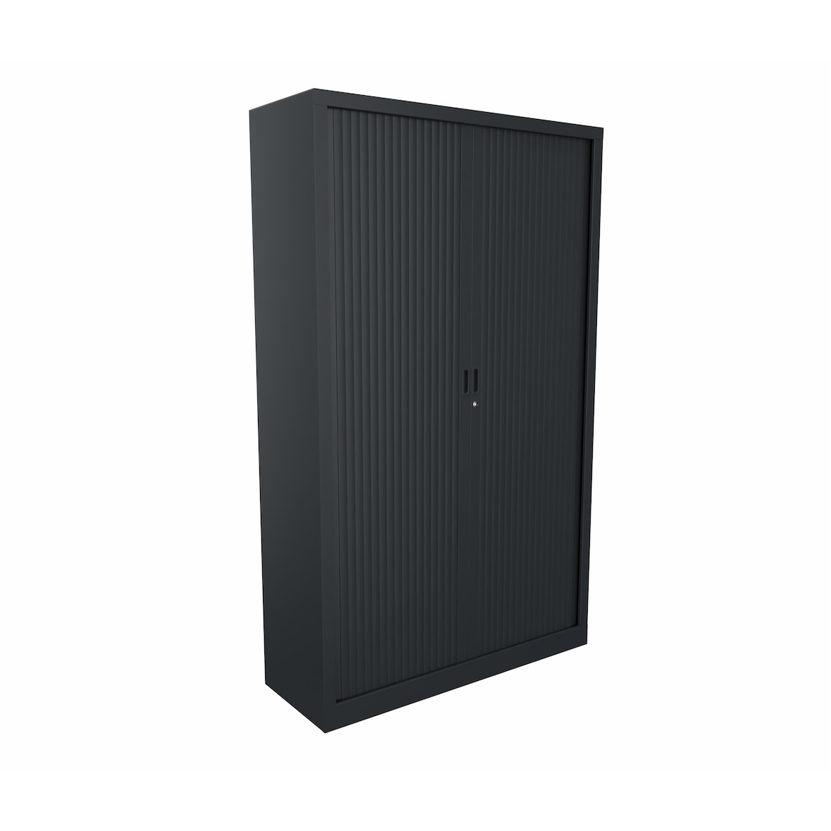 Vinco - Armoire Généric métallique - monobloc - haute à rideaux - h198 x l 120 anthracite