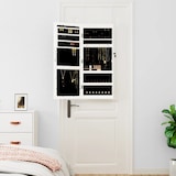 thumbnail of vidaXL Sieradenkast met spiegel en LED wandgemonteerd wit