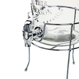 thumbnail of Getränkespender mit Zapfhahn und Ständer aus Glas 3 L Wasserspender Saftspender