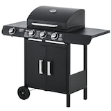 thumbnail of Outsunny Barbecue a Gas con Coperchio e Termometro, Fornello e 2 Ruote