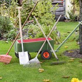 thumbnail of Relaxdays Schubkarrenrad mit Schlauch, 2er Set Ersatzreifen, 3.50-8", luftbereift, für Schubkarre, bis 154 kg, schwarz