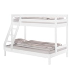 thumbnail of Doppel-Etagenbett 120x200 und 80x200 Erwachsenen-Stockbett Kiefer Massivholz weiß V-60.18W-08-12 ohne Zubehör