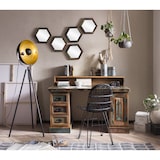 thumbnail of SIT Möbel Schreibtisch | 3 Schubladen, 1 Tür | Altholz lackiert bunt | B 132 x T 65 x H 90 cm | 09110-98 | Serie RIVERBOAT