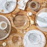 thumbnail of Luminarc Pampille Assiette à dîner en verre transparent 25 cm