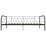 thumbnail of Cadre de lit de repos sans matelas noir métal 90x200 cm Modèle Zervioris