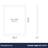 thumbnail of Danieli - Cornice a Scatto LED Retroilluminata per Poster. Schermo Led Pubblicitario in Alluminio (A2)