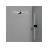 thumbnail of theo ap, schwarze led-wandleuchte d115, ideal lux