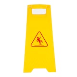 thumbnail of METRO Professional Cartello segnaletico per pavimenti scivolosi,  polipropilene, 31 x 3.5 x 62 cm, giallo