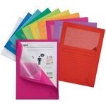 thumbnail of Exacompta 25er Packung Fenstermappen mit Organisationsdruck aus Recycling-Karton 120g Forever, für Format DIN A4